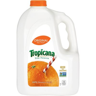 Pet 100% Pure Orange Juice - 1 gallon jug - Sam's Club