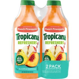 Tropicana Refreshers Peach Pineapple, 46 fl. oz., 2 pk.