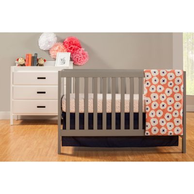 Baby Mod Modena 3 in 1 Convertible Crib Gray Sam s Club