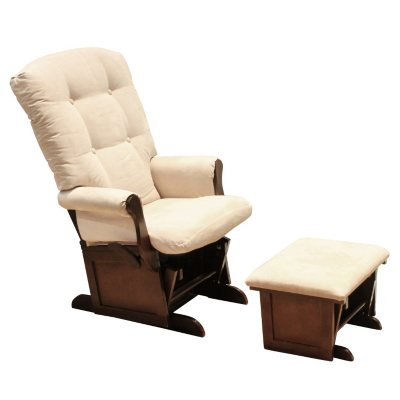 multiposition glider and ottoman