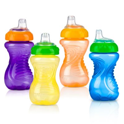 Nuby Soft Spout Easy Grip Sippy Cup - Girls - 4 pk. - Sam's Club