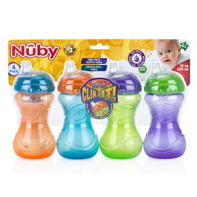 Nuby Soft Spout Easy Grip Sippy Cup - Girls - 4 pk. - Sam's Club