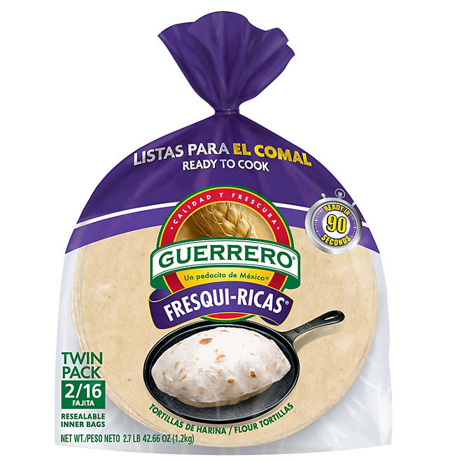 Guerrero Fresqui-Ricas Flour Tortillas 21.33 oz./2 pk.