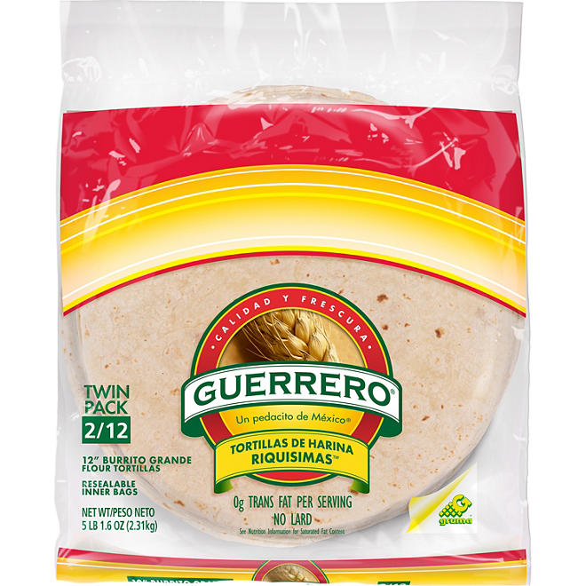 Guerrero Burrito Flour Tortillas 40.74 oz., 2 pk.