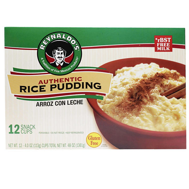 Reynaldo's Rice Pudding, 4oz., 12pk.