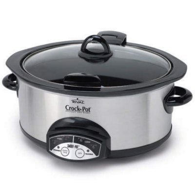 Crock-Pot® Programmable Choose-a-Crock Slow Cooker, Stainless Steel