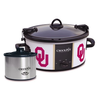 Crock-Pot NCAA Cook and Carry Slow Cooker, 6 Qt. (Oklahoma Sooners) - Sam's  Club