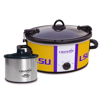 Crock-Pot NCAA Cook and Carry Slow Cooker, 6 Qt. (LSU Tigers) - Sam's Club
