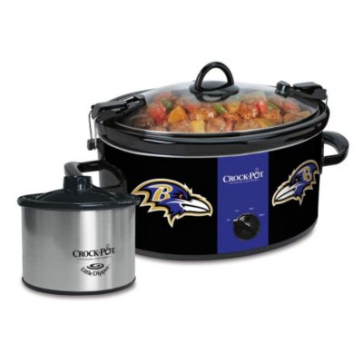 Crock-Pot NFL Cook and Carry Slow Cooker, 6 Qt. (Ravens) - Sam's Club