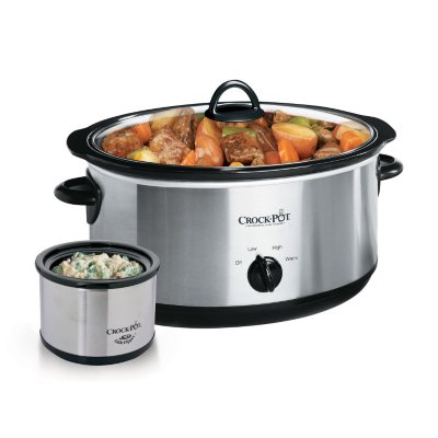 Crock Pot® 8-Quart Black Stainless Programmable Slow Cooker