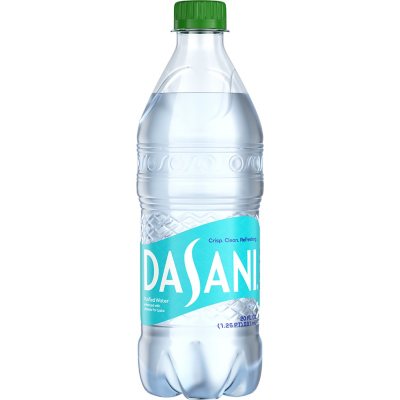 Dasani Purified Water Bottle, 20 Fl Oz, Bottled Water