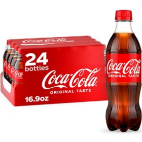 Coca-Cola Soda Soft Drink, 16.9 fl. oz., 24 pk.