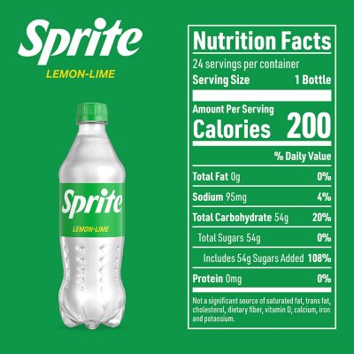 Sprite Lemon Lime Soda (16.9 fl. oz., 24 pk.) - Sam's Club