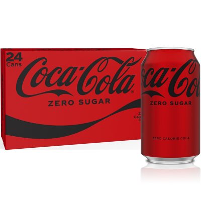 Coca-Cola Zero Sugar, 7.5 Oz Cans, 24 Pack