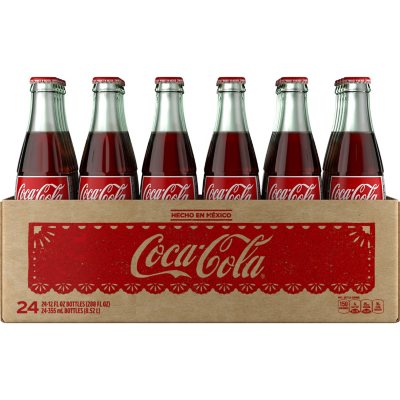  MEXICAN PURE CANE SUGAR SWEETENED COKE (12) 12 fl. oz. (355ml) Glass  Bottle Case (12-Pack) : Grocery & Gourmet Food