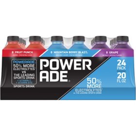 Powerade Sports Drink Variety Pack 20 fl. oz., 24 pk.