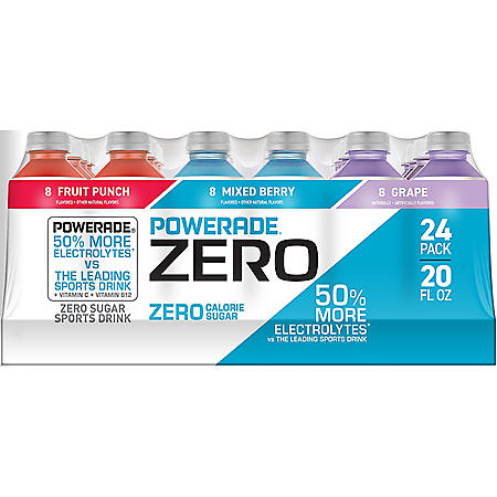Powerade Zero Sports Drink Variety Pack (20oz / 24pk)