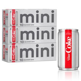 Diet Coke Soda Soft Drink, 7.5 fl. oz., 10 pk.