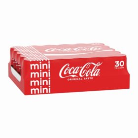 Coca-Cola Mini Cans 7.5 fl. oz., 30 pk.