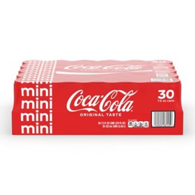 Coca-Cola Mini Cans 7.5 fl. oz., 30 pk.