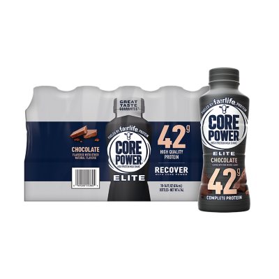 Fairlife Core Power Elite 42g Protein Shake, Chocolate (14 fl. oz., 10 pk.)  - Sam's Club