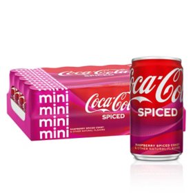 Coca-Cola Spiced Raspberry Mini Can 7.5 fl. oz., 30 pk.