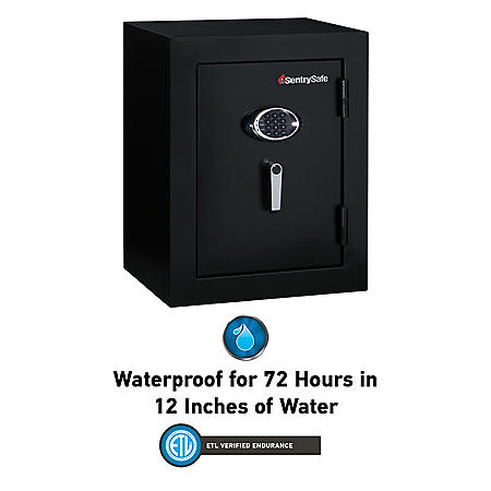 SentrySafe EF3428E Fireproof Safe and Waterproof Safe with Digital Keypad 3.4 Cubic Feet