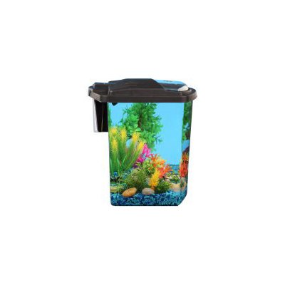 Valentine's Day Mini Aquarium For Kids Fishing Toys Artificial