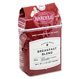 PapaNicholas Breakfast Blend - Whole Bean-2 lbs