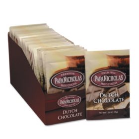 PapaNicholas Premium Hot Cocoa - Dutch Chocolate - 1.25 oz. - 24 ct.