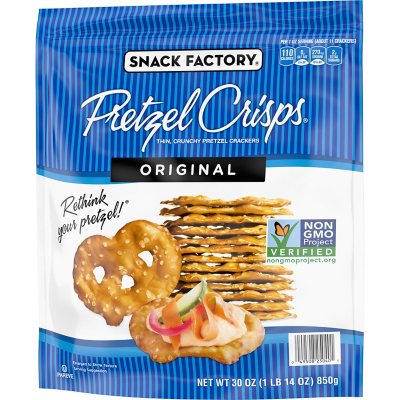 Snack Factory Pretzel Crisps Original (30 oz.) - Sam's Club