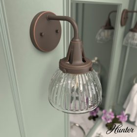 Hunter Cypress Grove Light Sconce Wall Light Fixture, Multiple Sizes