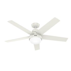 Hunter 52" Aerodyne Indoor WiFi Ceiling Fan with LED Light and Remote Control