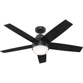 Hunter 52" Wi-Fi Exton Ceiling Fan With LED Light Kit And Remote		