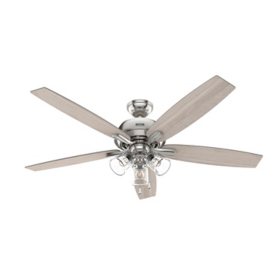 Hunter 60" Dondra Ceiling Fan With LED Light Kit And Pull Chain, Choose Color