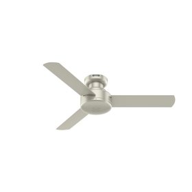 Hunter 44" & 52" inch Presto Low Profile Ceiling Fan and Wall Control, Assorted Colors