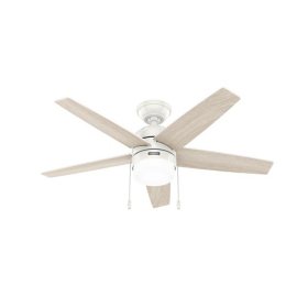 Hunter Bardot Ceiling Fan with LED Light Kit and Pull Chain (Assorted Sizes)