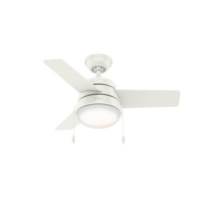 Hunter 36" Aker Ceiling Fan with LED Light and Pull Chain