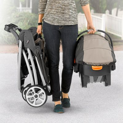 Chicco Viaro Quick Fold Travel System Black Sam s Club