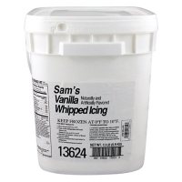 Sam's Vanilla Whipped Icing, Bulk Wholesale Case (13 lbs.)