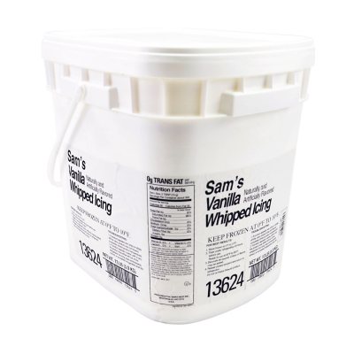 Sam's Vanilla Whipped Icing, Frozen Wholesale Case (13 lbs.) - Sam's Club