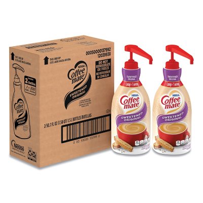 Nestle Coffee mate Liquid Creamer Pump, French Vanilla (50.7 fl. oz.) -  Sam's Club