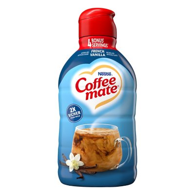 Nestle Coffee mate Liquid Creamer Pump, French Vanilla (50.7 fl. oz.) -  Sam's Club