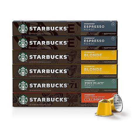 Starbucks by Nespresso Favorites, Variety Pack (60 ct.)