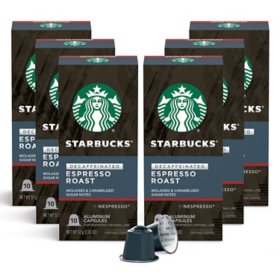 Starbucks by Nespresso Decaf Espresso Coffee Pods, Dark Roast 60 ct.