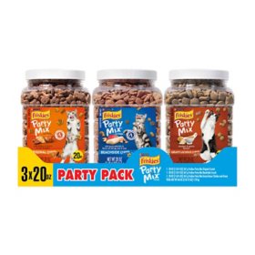 Friskies Party Mix Party Variety Pack, Cat Treats, 60 oz.