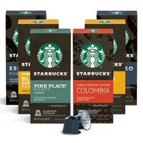 Starbucks by Nespresso Coffee Pods, Variety Pack 60 ct.