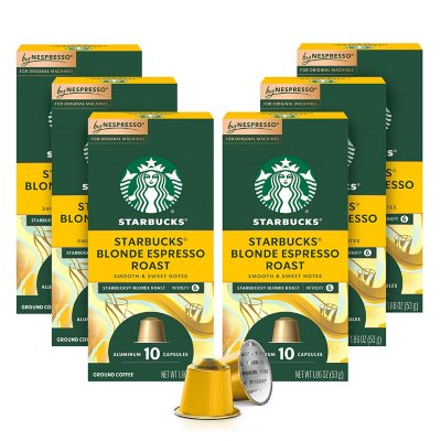 Starbucks by Nespresso Original Line Capsules Pack Pods, 60 ct.