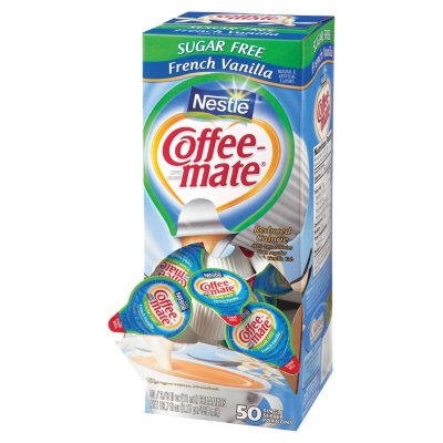 Nestle Coffee mate Liquid Creamer Pump, French Vanilla (50.7 fl. oz.) -  Sam's Club