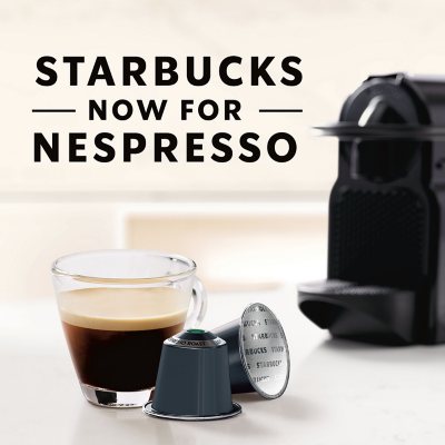 Starbucks by Nespresso Espresso Coffee Pods, Dark Roast (60 ct.) - Sam's  Club
